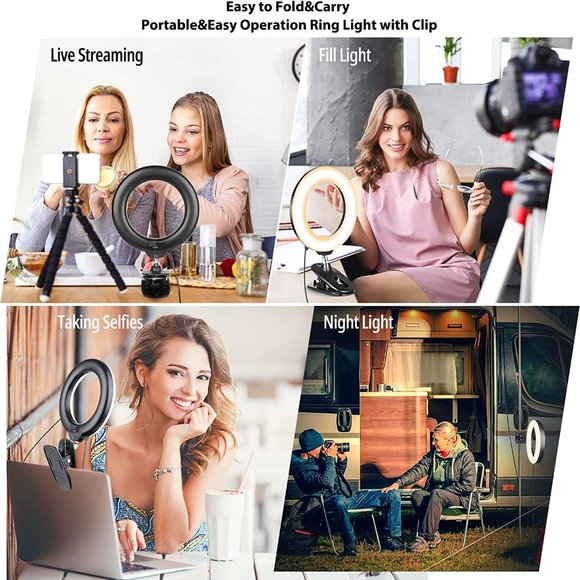 New Selfie Ring light with Clip for Computer - Picture 8 of 9